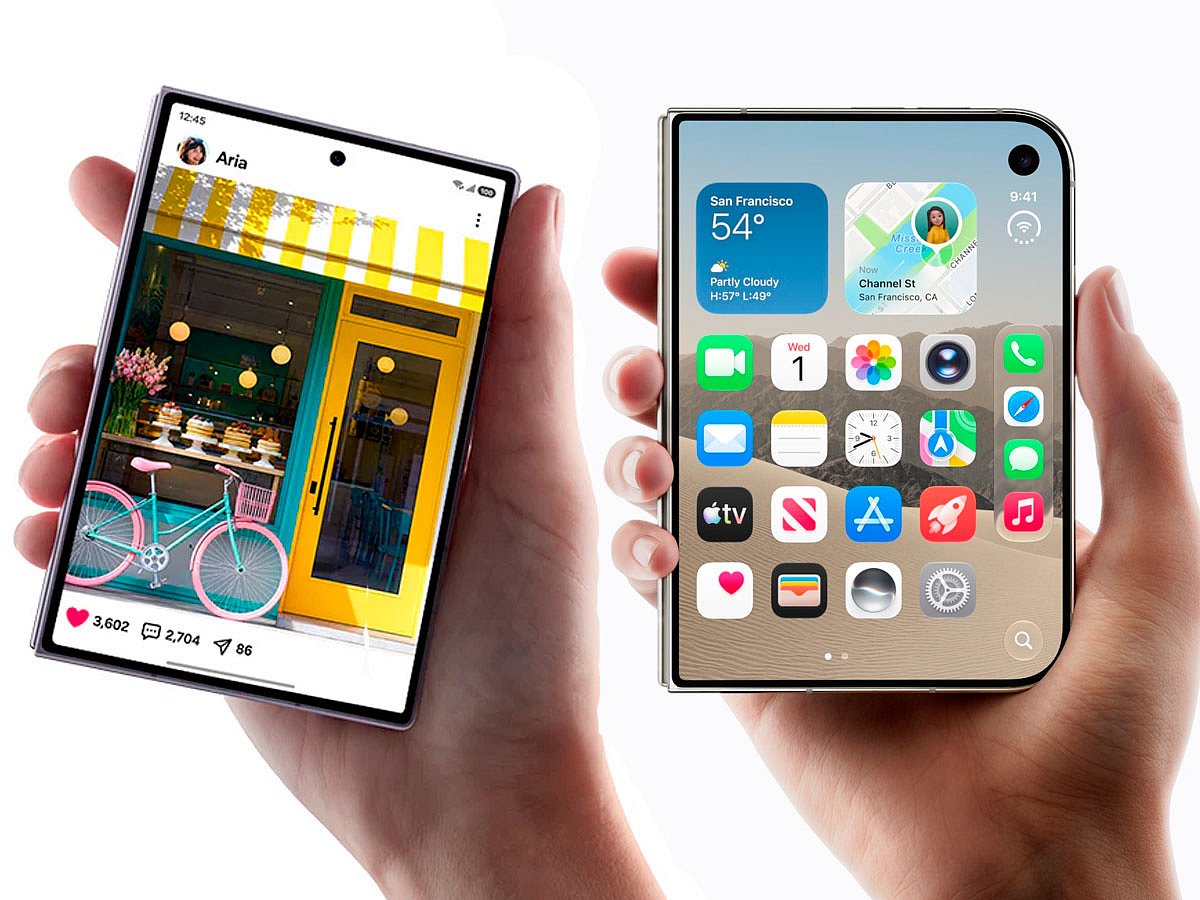 Samsung Fold8 vs Apple's Iphone Duo
