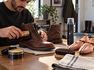 Regular cleaning, conditioning and waterproofing can help leather boots resist moisture, prevent drying and stay looking their best for longer.