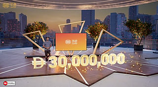UAE Lottery show host Chadi Khalaf during Lucky Day Draw No. 260912