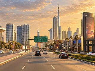 The changes are part of the Al Safa Street Development Project, which includes modifications to intersections, entrances and exits and the addition of new traffic lanes.