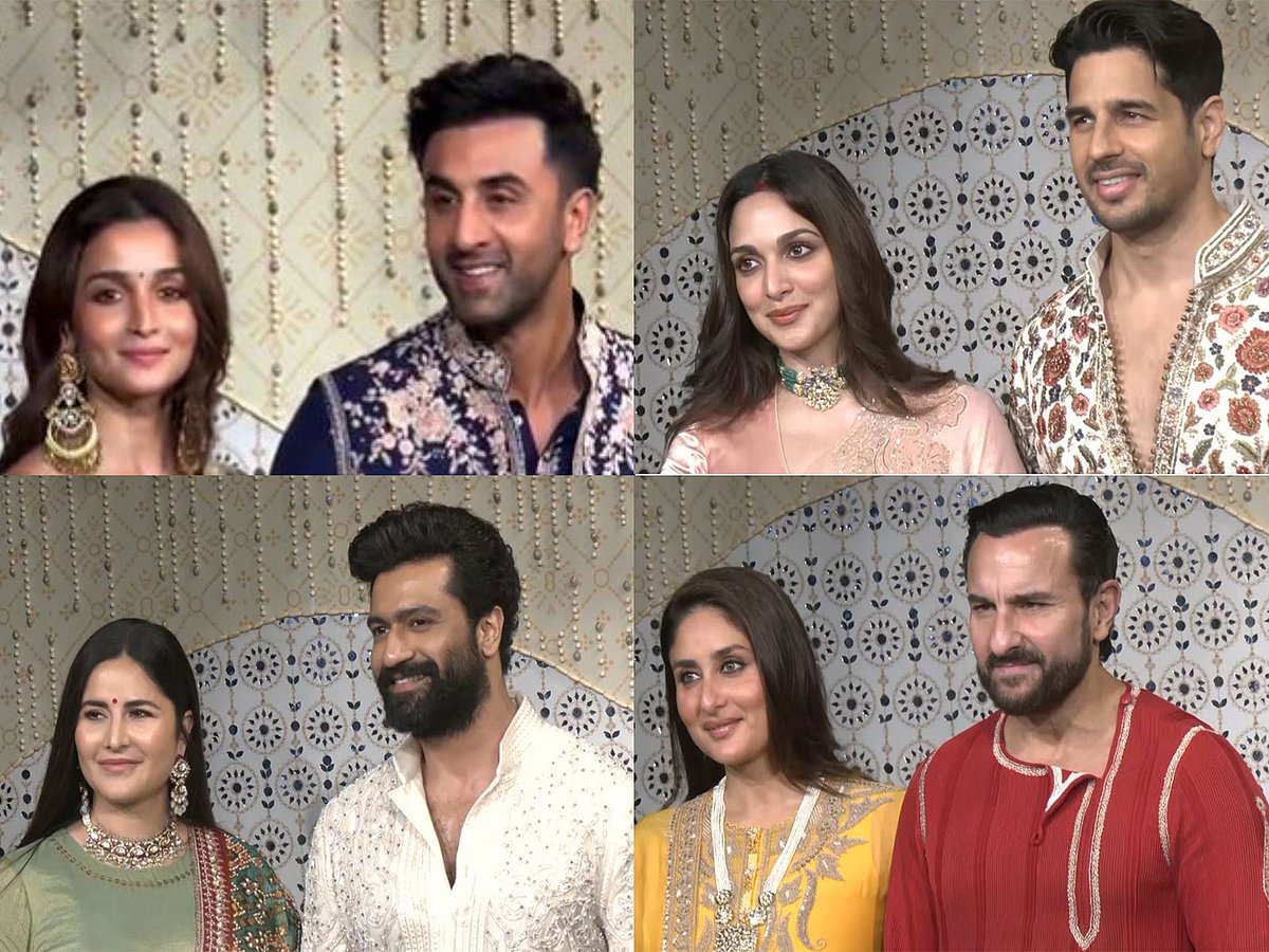 Bollywood stars attend Ambanis bash. 