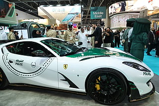 Dubai Police unveils its new 800hp Mansory Ferrari 812 patrol car.
