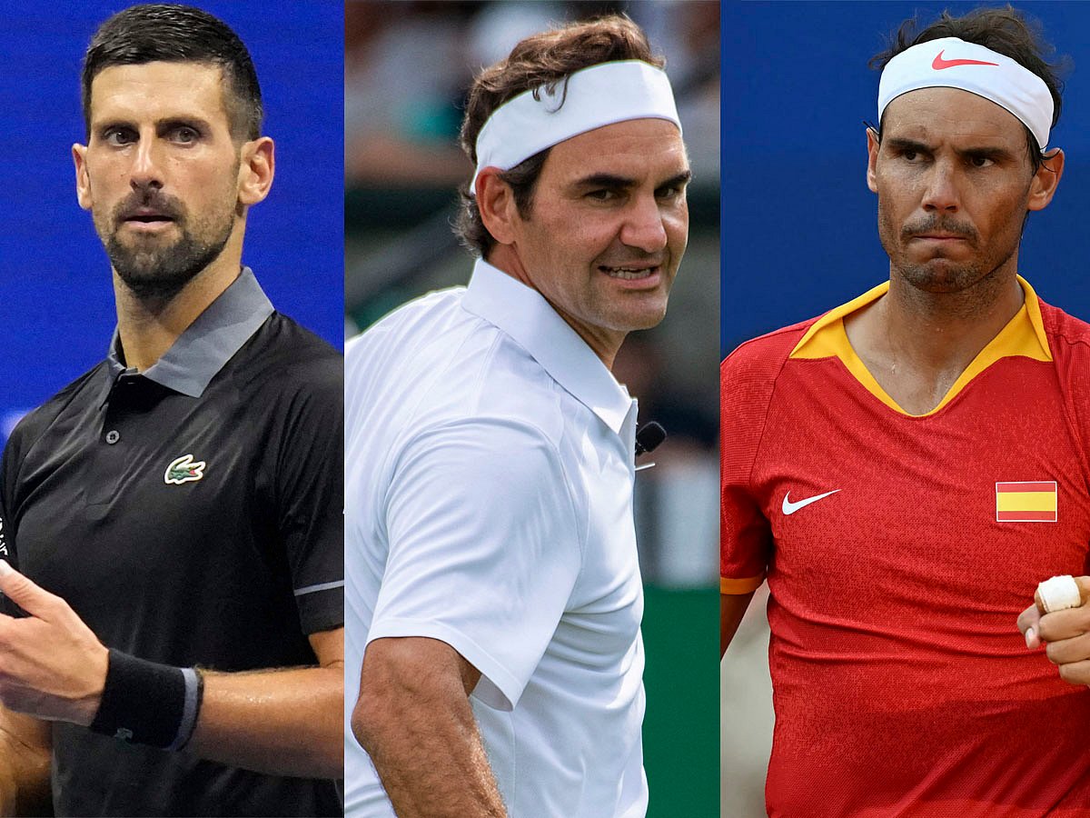 Djokovic, Roger Federer and Rafael Nadal