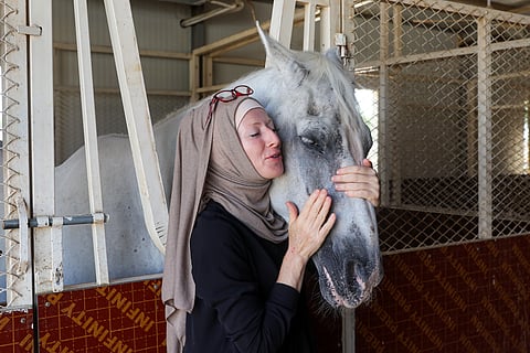 Yasmin Sayyed, founder of Ride to Rescue Animal Shelter in Ras Al Khaimah. 