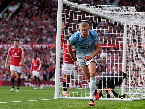 Manchester City's Erling Haaland was awarded a goal which should not have stood