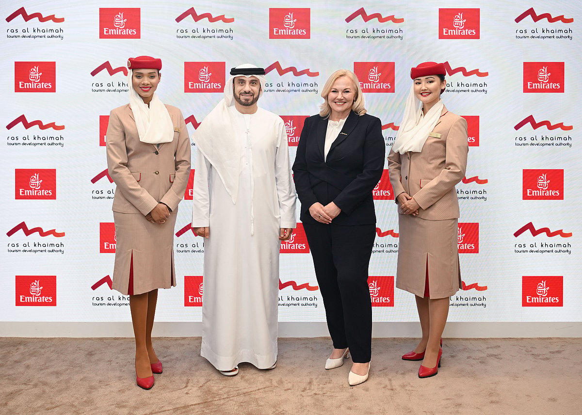 Ras Al Khaimah Tourismus arbeitet mit Emirates zusammen, um den internationalen Tourismus neu zu beleben. Ras Al Khaimah Tourismus arbeitet mit Emirates zusammen, um den internationalen Tourismus neu zu beleben.