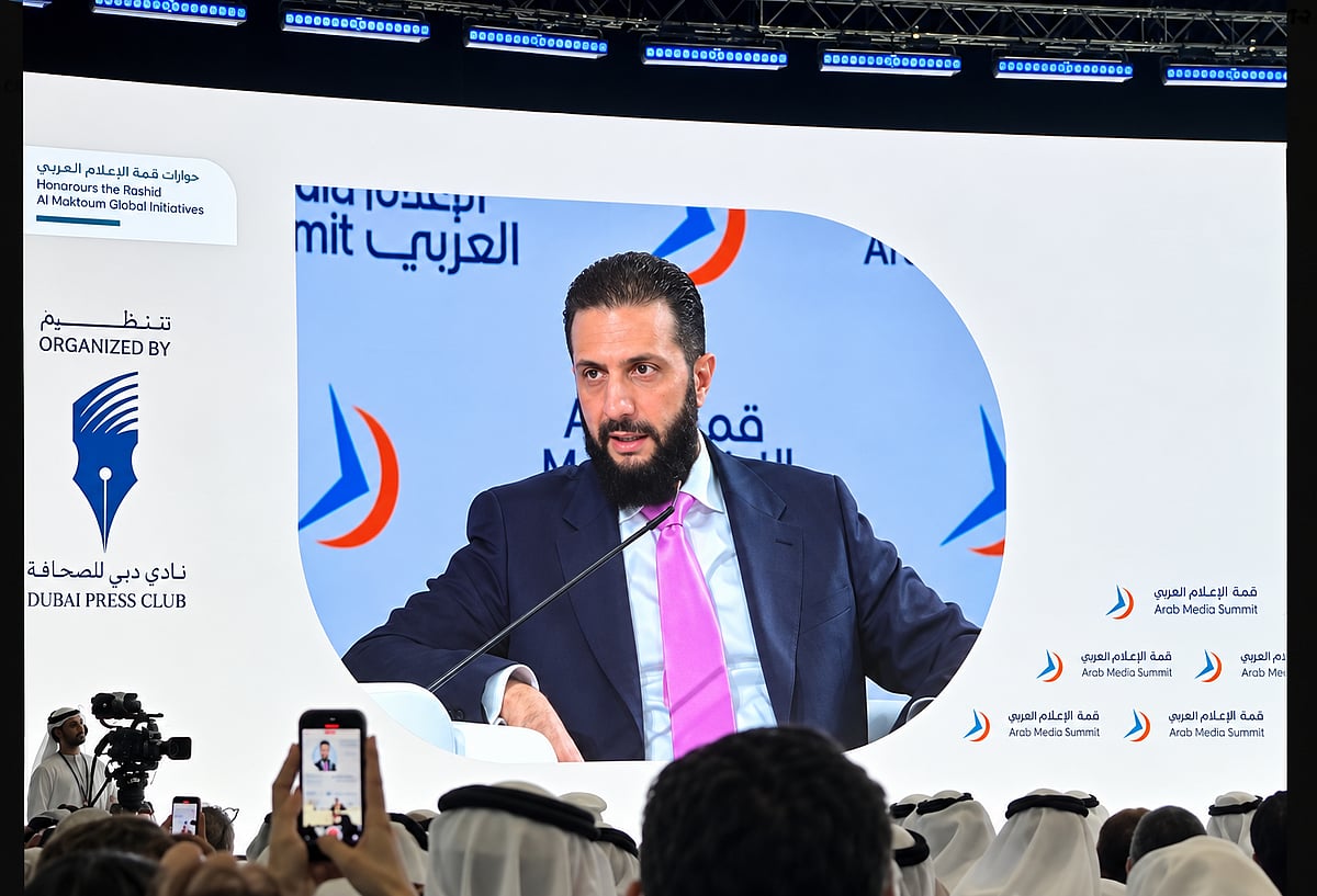 Speaking at a keynote session at the Arab Media Summit 2026 in Dubai, Syrian President Ahmed Al Sharaa said Syria’s stability would benefit not only the country itself but the wider region, positioning it as a secure trade corridor linking East and West and as part of global supply chains.