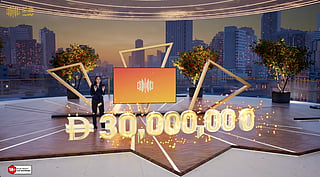UAE Lottery show host Diala Makki during Lucky Day Draw No. 260916
