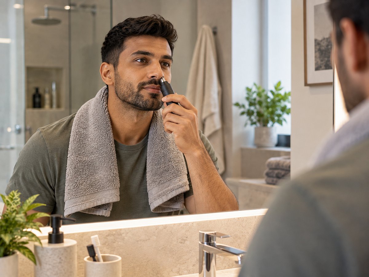 The right nose and ear trimmer can make small grooming touch-ups quicker, easier and more precise as part of a regular routine.