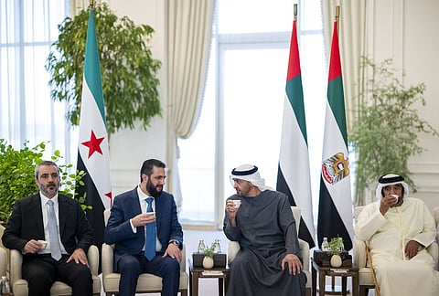 UAE and Syrian Presidents discuss strengthening bilateral ties