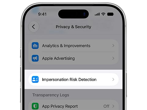 Apple’s system analyses signals on the device and returns one of three risk levels: unknown, medium or high.