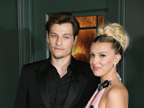 Hollywood star Millie Bobby Brown with Jake Bongiovi, son of rock icon Jon Bon Jovi. 