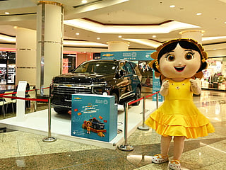 The event featured the notable presence of Shamsa, the iconic mascot character symbolising the joy of Sharjah Summer Promotions. 