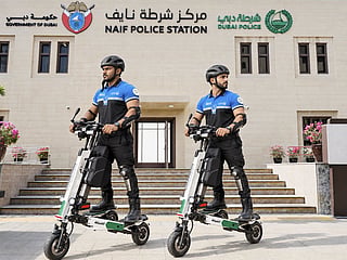 e-scooter patrol helps Dubai Police recover Dh190,000