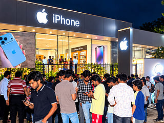 Massive crowds gathered outside Apple Stores across India as customers queued up for the official sales launch of the iPhone 18 Pro and iPhone 18 Pro Max, with long lines seen in cities including Mumbai and Bengaluru.
