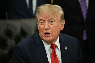 US President Donald Trump speaks about healthcare in the Oval Office of the White House in Washington, DC, on September 18, 2026.