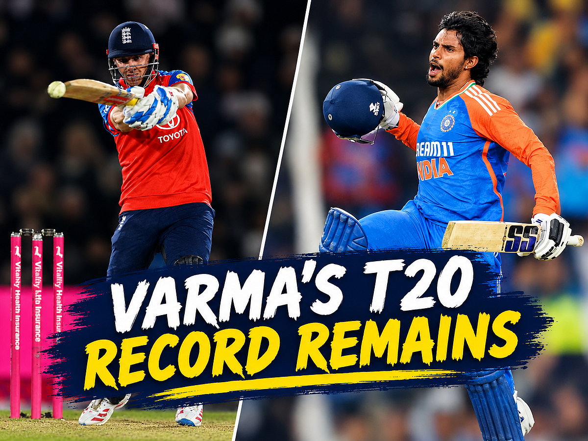 Close but no cigar for Brook who misses out on Varma's record