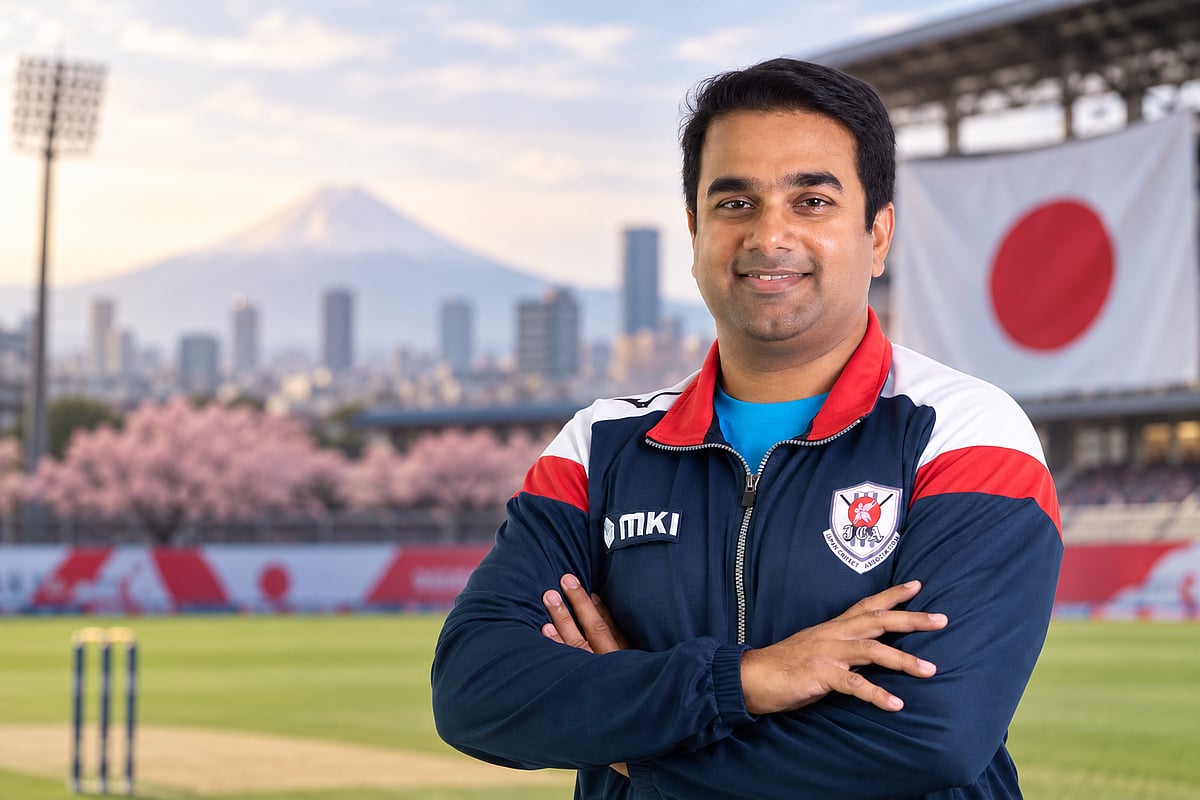 Japanese women's team coach Vinay Iyer