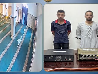 Police identified the person responsible for the mosque and questioned him about the incident.