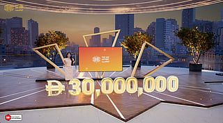UAE Lottery show host Diala Makki during Lucky Day Draw No. 260919