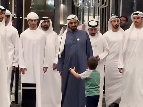 The appearance follows a number of similar public visits by Sheikh Mohammed to shopping centres and other destinations in Dubai.