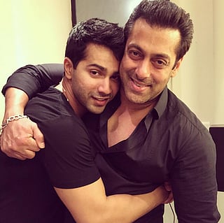 Varun Dhawan reacts after Salman Khan defends him