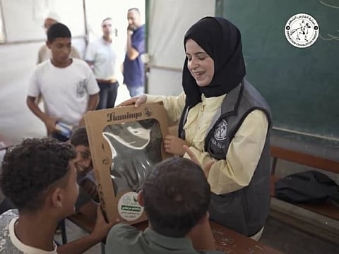 Operation Chivalrous Knight 3 shared footage on X showing celebrations marking the beginning of the school year as well as the distribution of bags and school supplies to pupils.