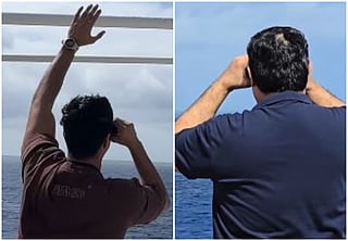 Father and son’s ships cross paths in a once-in-a-billion ocean reunion