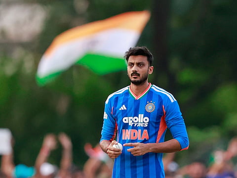 Axar Patel was furious after the umpire awarded Japan a wide-ball point