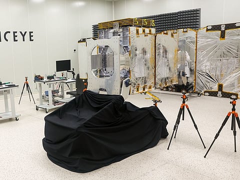 Model of Synthetic Aperture Radar (SAR) satellite at Space42