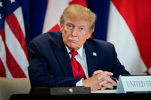 US President Donald Trump addresses the 81st United Nations General Assembly at the United Nations Headquarters in New York, on September 22, 2026.