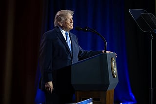 US president urges mass withdrawal from court he brands a ‘rogue institution’
