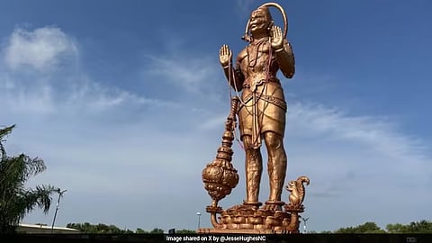 The Statue of Union was consecrated in August 2024 at the Sri Ashtalakshmi Temple in Sugar Land, Texas.