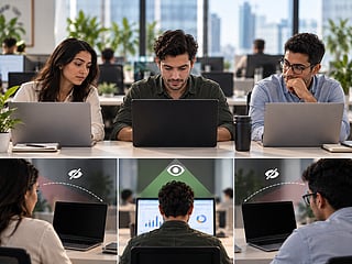 Privacy screens can help limit casual side-angle viewing in shared offices, adding an extra layer of visual privacy for sensitive on-screen information.