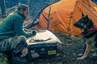 This image released by Paramount Pictures shows Brad Pitt in a scene from "Heart of the Beast." 