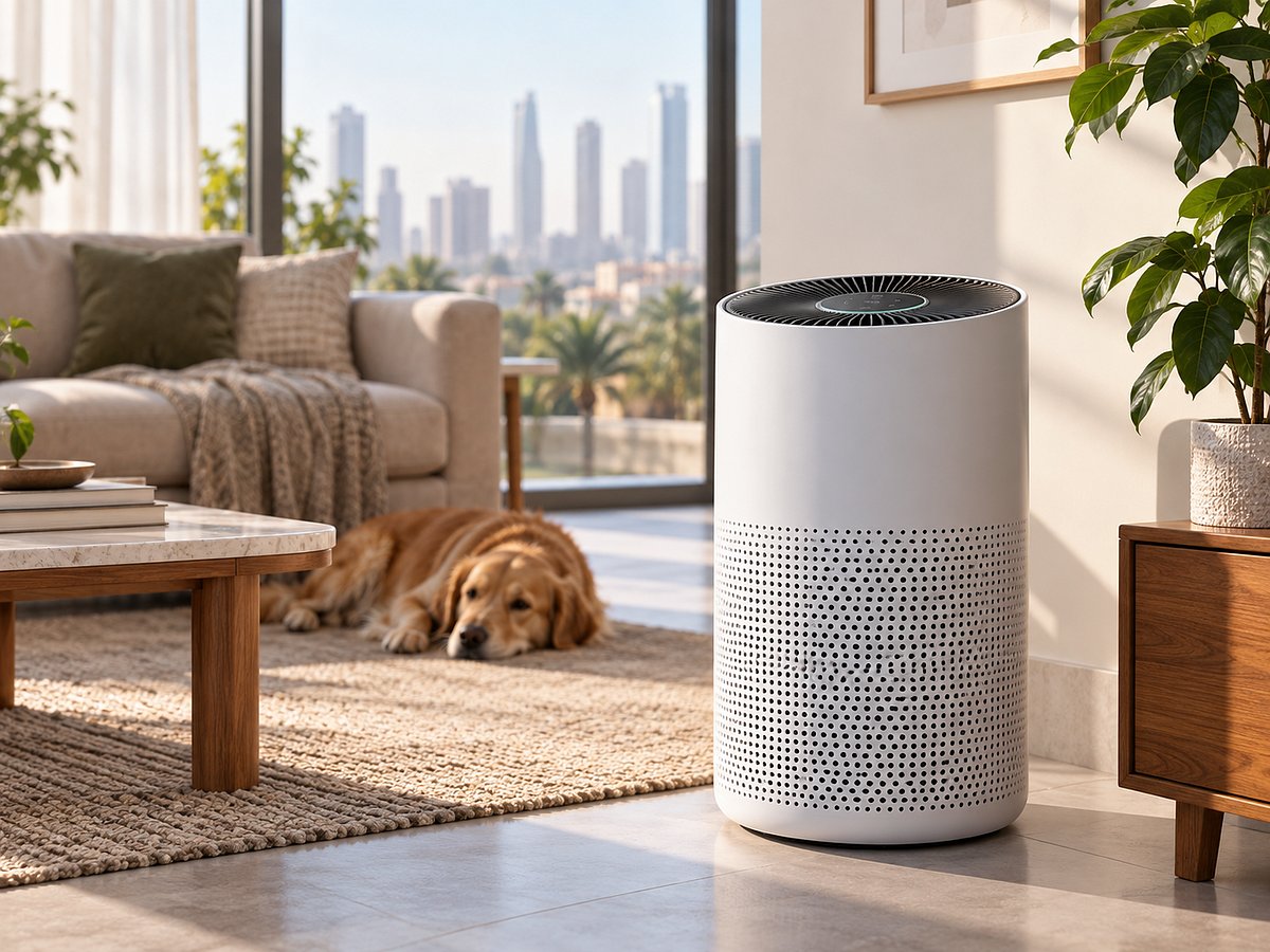 Air purifiers can help reduce everyday airborne particles such as dust, sand and fine pollution, supporting cleaner indoor air in UAE homes.