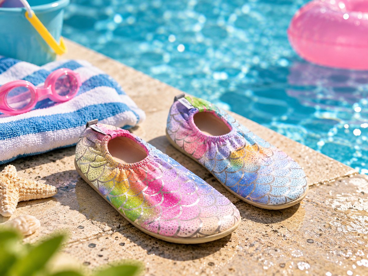 The right water shoes can give children extra grip and foot protection for pool days, beach trips and other water-based adventures.