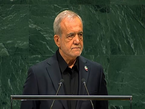 Iranian President Masoud Pezeshkian 