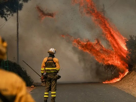 The man was at his home with his wife and a domestic worker when the fire broke out near the Rosario church in Benahavís last week.