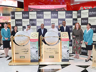 The draws were held at Concourse C of Dubai International Airport