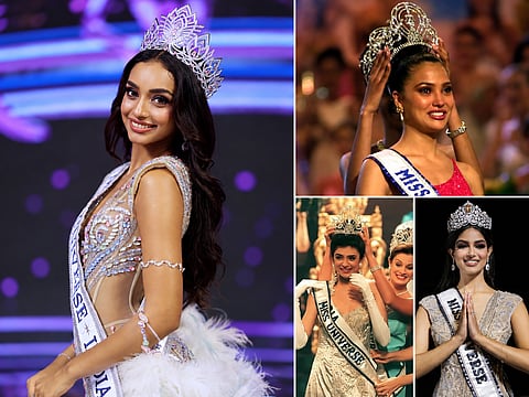 From Sushmita Sen to Lara Dutta and Harnaaz Sandhu — India’s Miss Universe journey now reaches Kaziah Liz Mejo, who will represent the country at the 75th Miss Universe pageant in Puerto Rico.