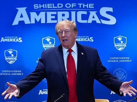 US President Donald Trump used his address to the United Nations General Assembly to portray Iran as the central security threat in the Middle East.