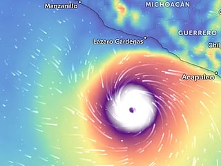 'One of strongest storms ever' churns off Mexico coast
