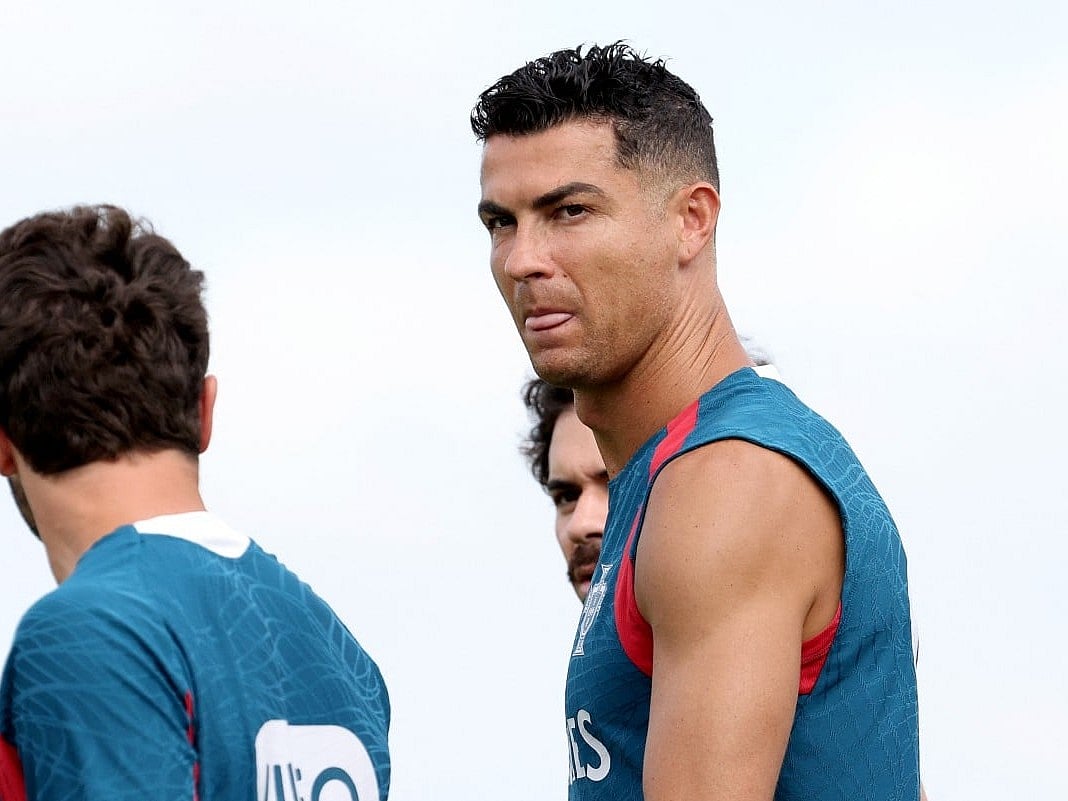 Ronaldo is back in Portugal training ahead of the country's UEFA Nations League matches 