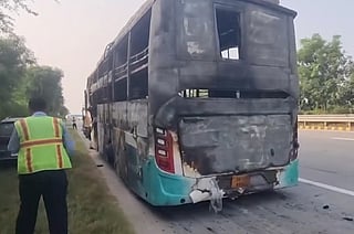 Nine people were killed and several others injured when a bus caught fire in Greater Noida late on Wednesday, September 23, 2026.