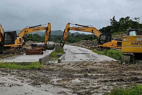 A view around the potential area where the "AI-native hub" is planned inside the New Clark City (NCC) in Tarlac, Philippines, about 100km north of Manila. Protesters cite threats to water resources, electricity supply and the displacement of natives, known as "Aetas".