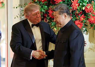 President Donald Trump welcomes Chinese President Xi Jinping to speak during a state dinner in the East Room of the White House on September 24, 2026 in Washington, DC. Trump is hosting Xi for a three-day state visit to Washington, DC, where the leaders were expected to discuss trade practices, artificial intelligence and the furthering of "strategic stability" between the two countries.
