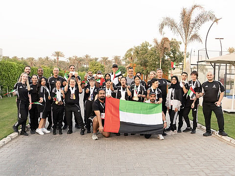 Fifteen UAE athletes competed in gymnastics, powerlifting and equestrian events as part of preparations for the 2027 World Games.