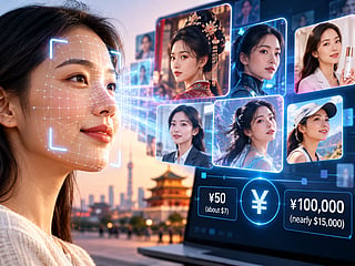 Once a person’s appearance has been digitally captured, AI technology can generate new footage featuring their likeness.