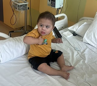 Dh390,000 was raised in just three days, with almost Dh405,000 raised in total in less than a week - all through the power of social media. More than 100 people donated towards the bone marrow transplant of 2-year-old Ayaan, who is battling leukaemia in Dubai.